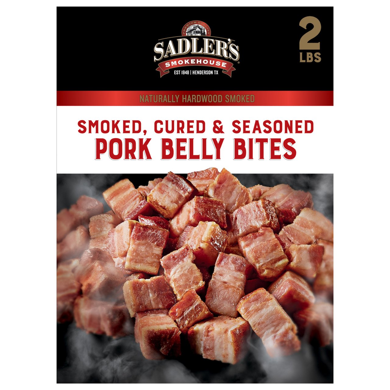 Sadler's Smokehouse Pork Belly Bites 2 lbs - Image 1