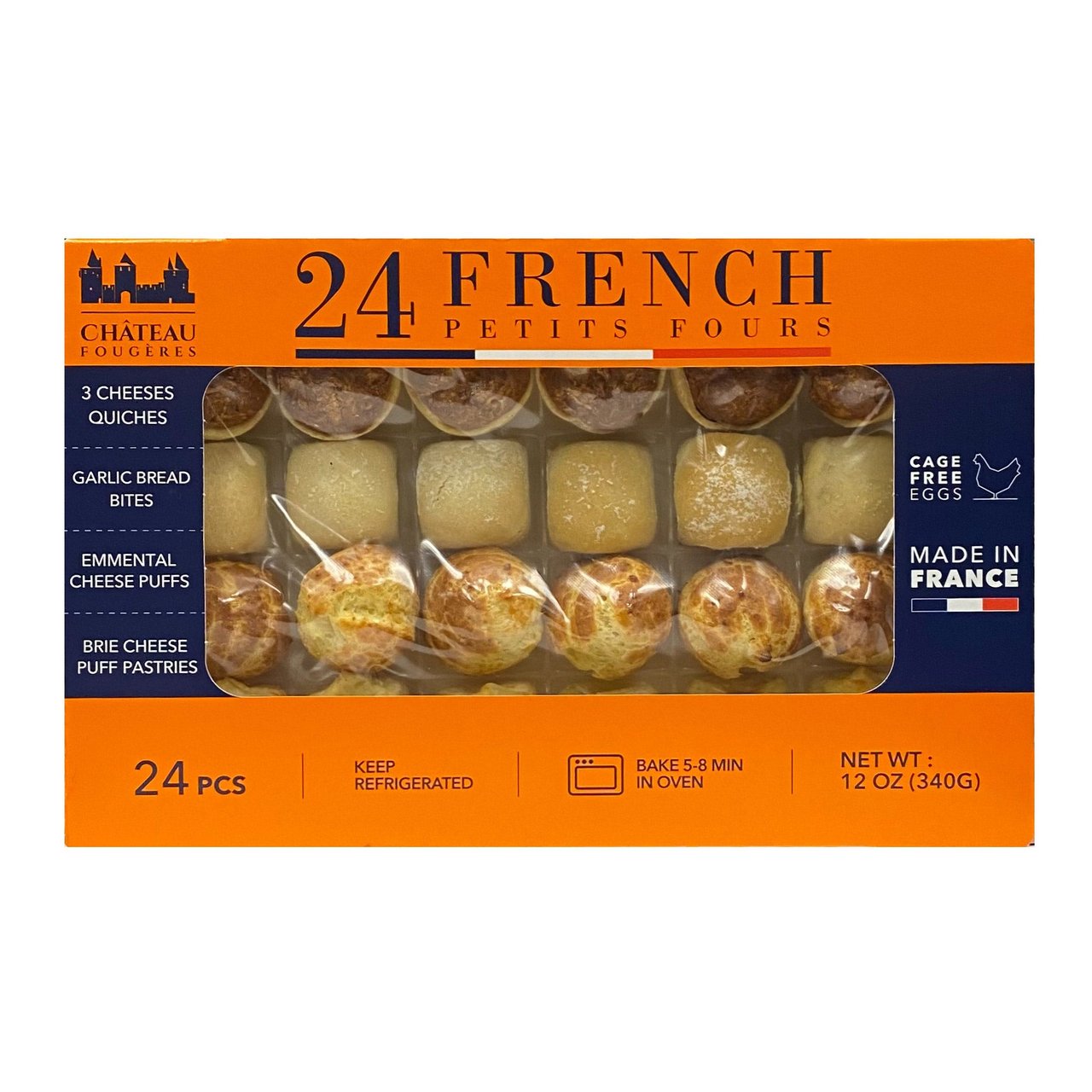 Château Fougères French Petits Fours 12oz (0.75 lbs) - Image 1