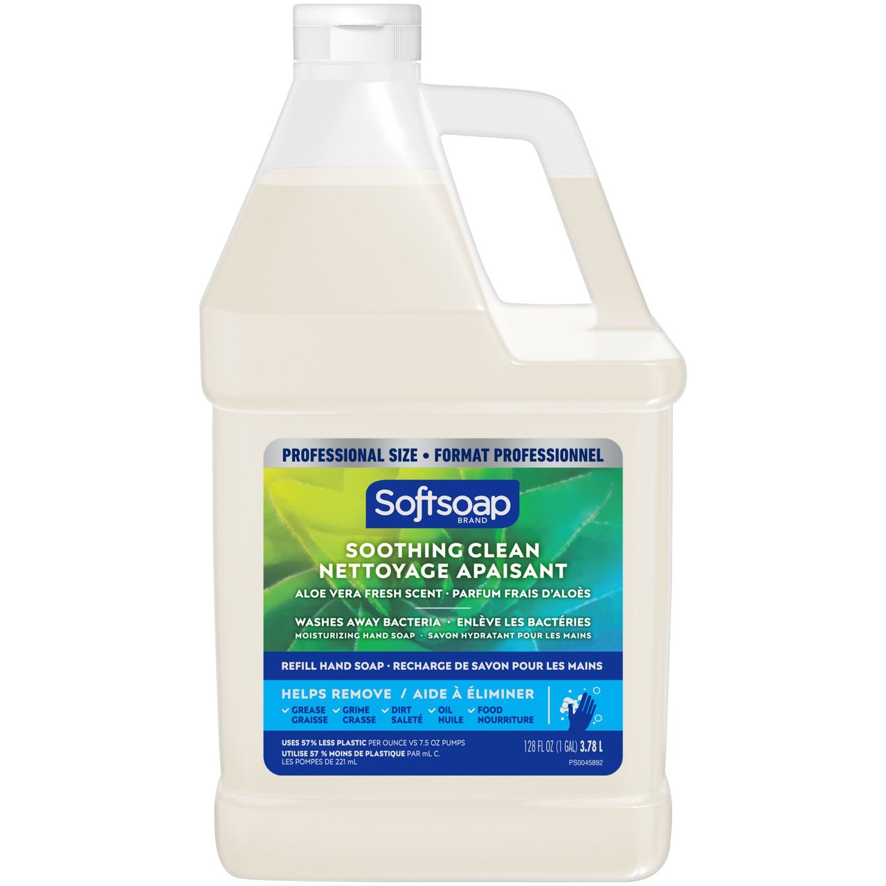 Softsoap Aloe Vera Fresh Scent Liquid Hand Soap Refill, 1 Gallon - Image 1