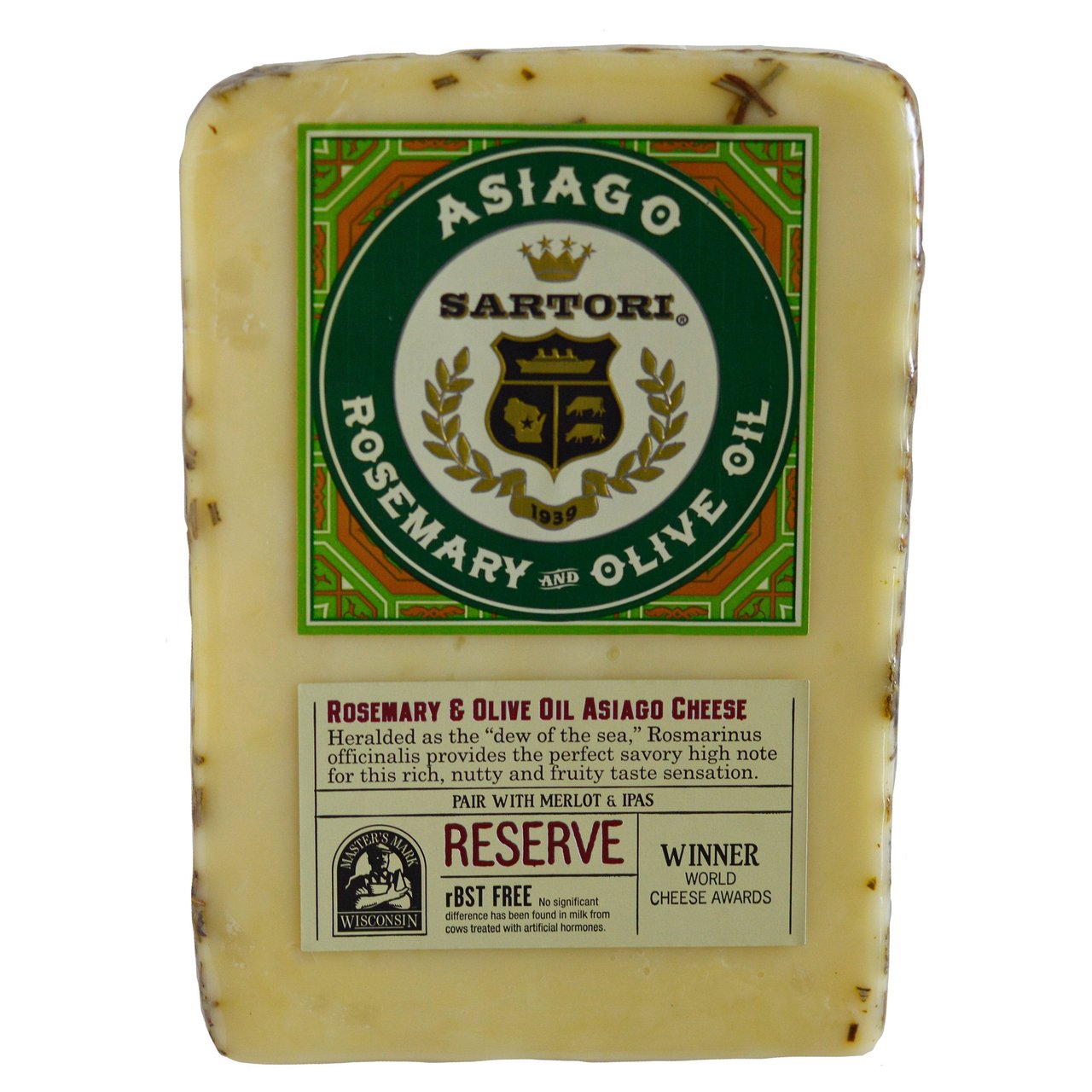 SARTORI ASIAGO ROSEMARY & OLIVE OIL PRICE PER POUND - Image 1