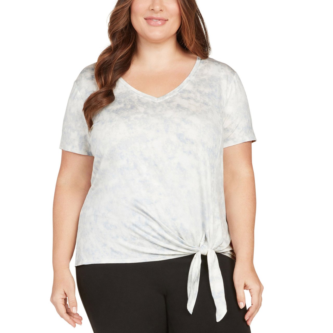Matty M Ladies' Side Tie Tee - Image 1