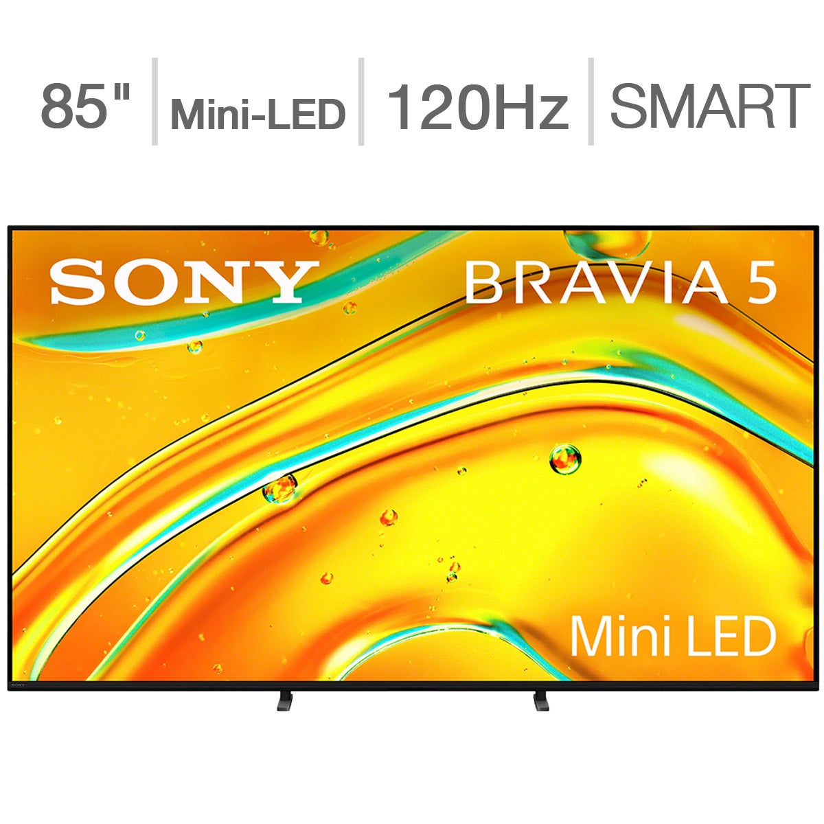 Sony 85" BRAVIA 5 85" Class (84.6" Diag) 4K UHD Mini LED TV - Image 1