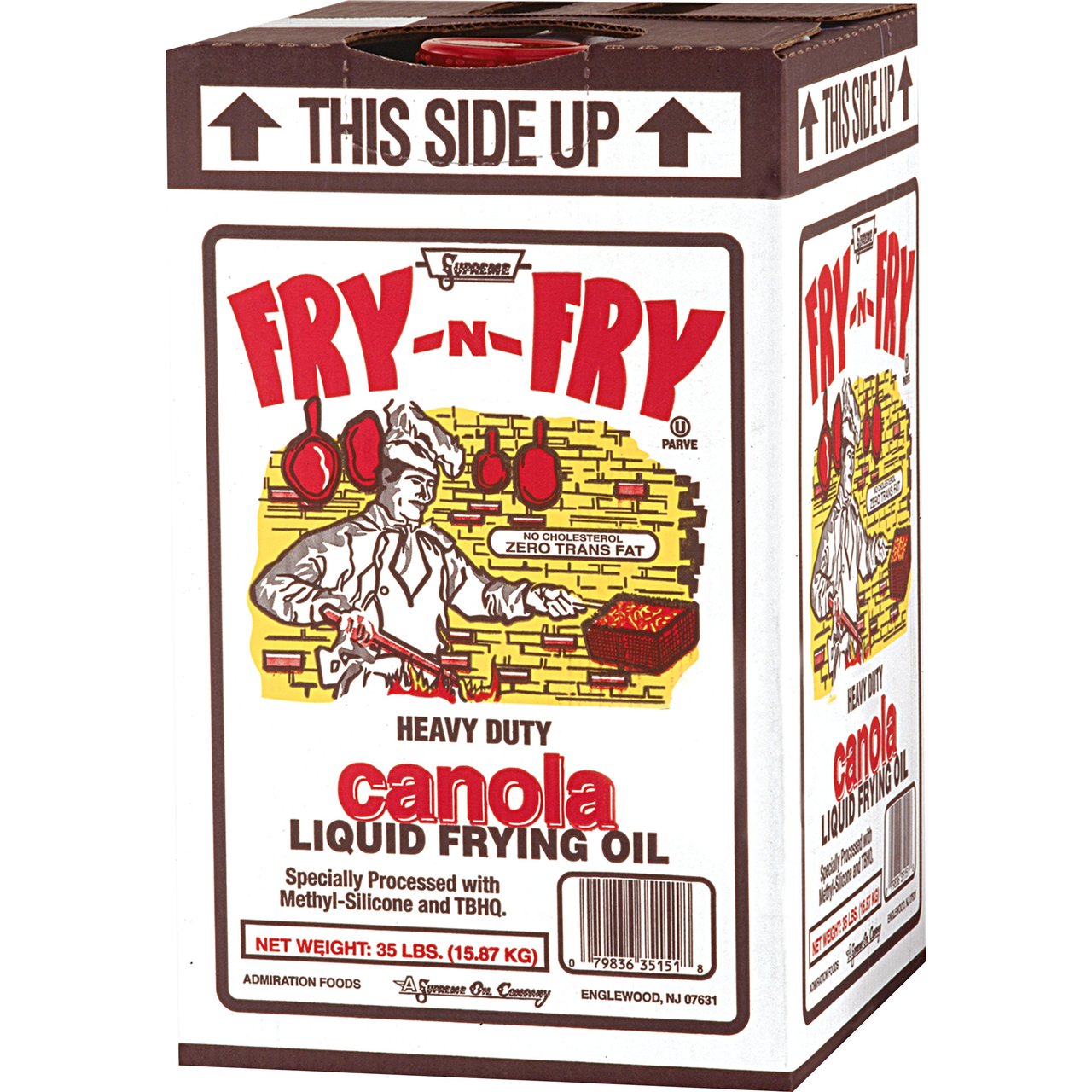 Fry-N-Fry Canola Frying Oil, 35 lb - Image 1