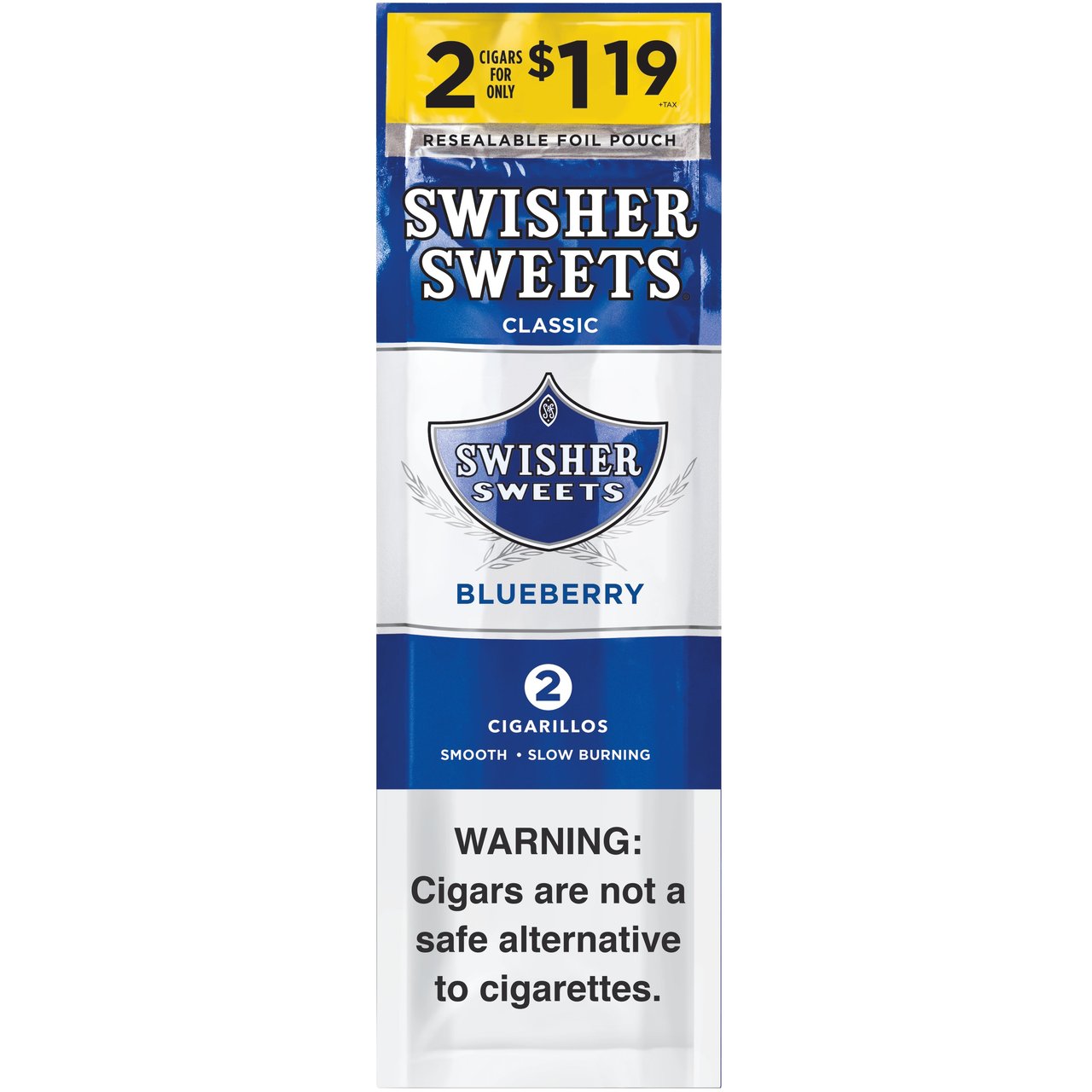 Swisher Sweets Blueberry Cigarillos 30/2ct $1.19 Pre-Priced