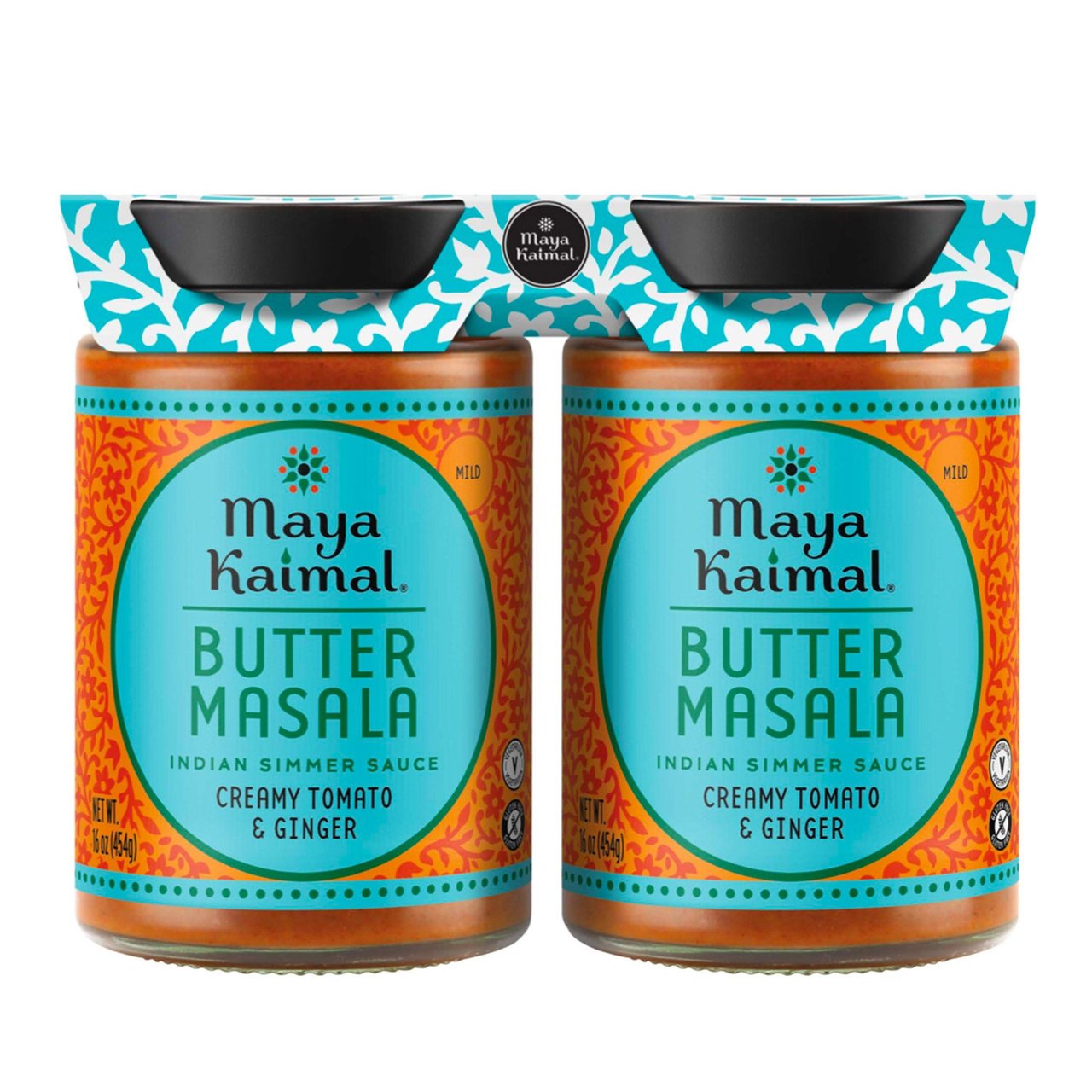 Maya Kaimal Butter Masala Indian Simmer Sauce, 2 x 16 oz - Image 1