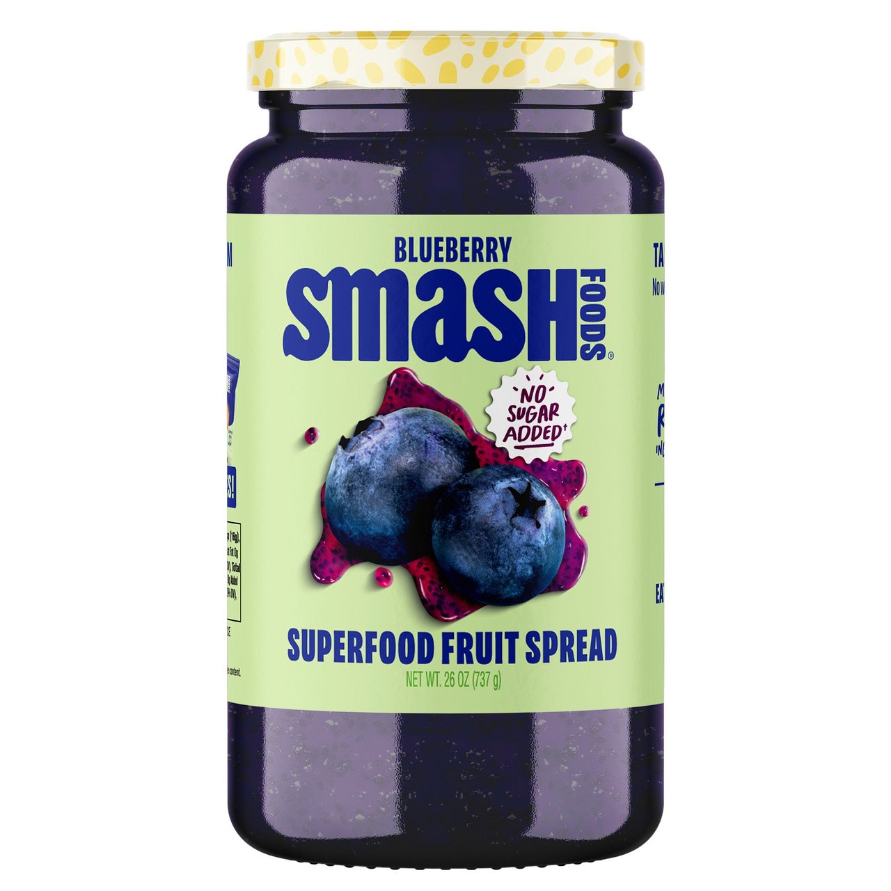 Smash Foods Blueberry Superfood Fruit Spread 26 oz - Image 1