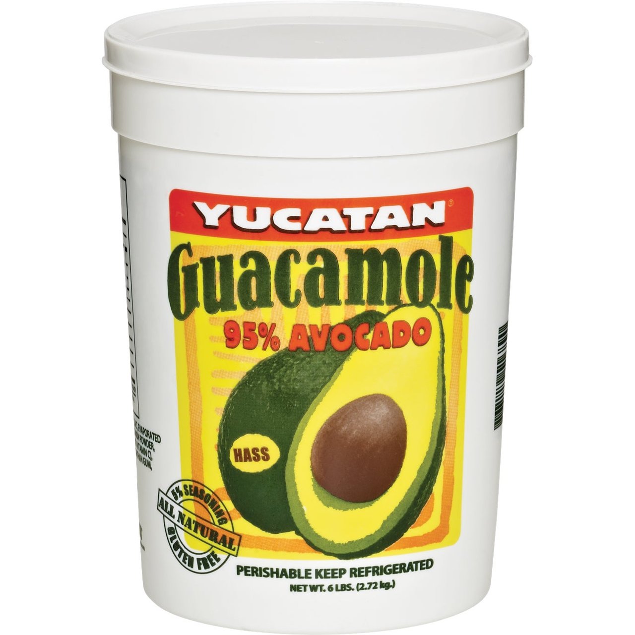 Yucatan Authentic Guacamole, 6 lbs - Image 1