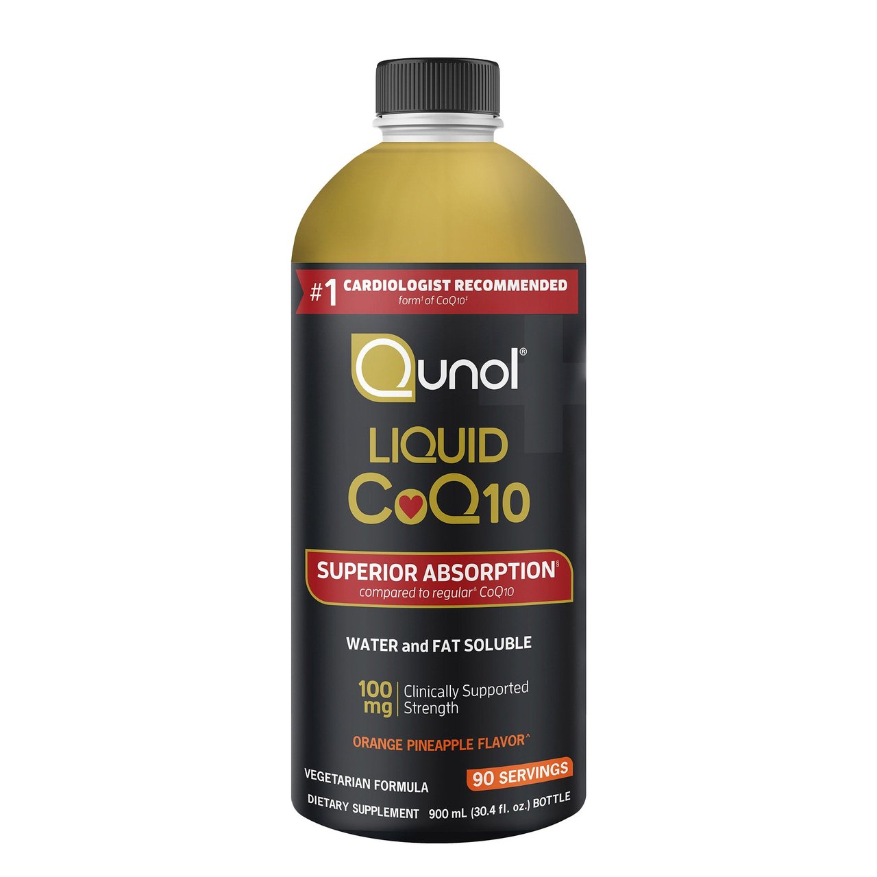 Qunol Liquid CoQ10 100mg 30.4 oz - Image 1