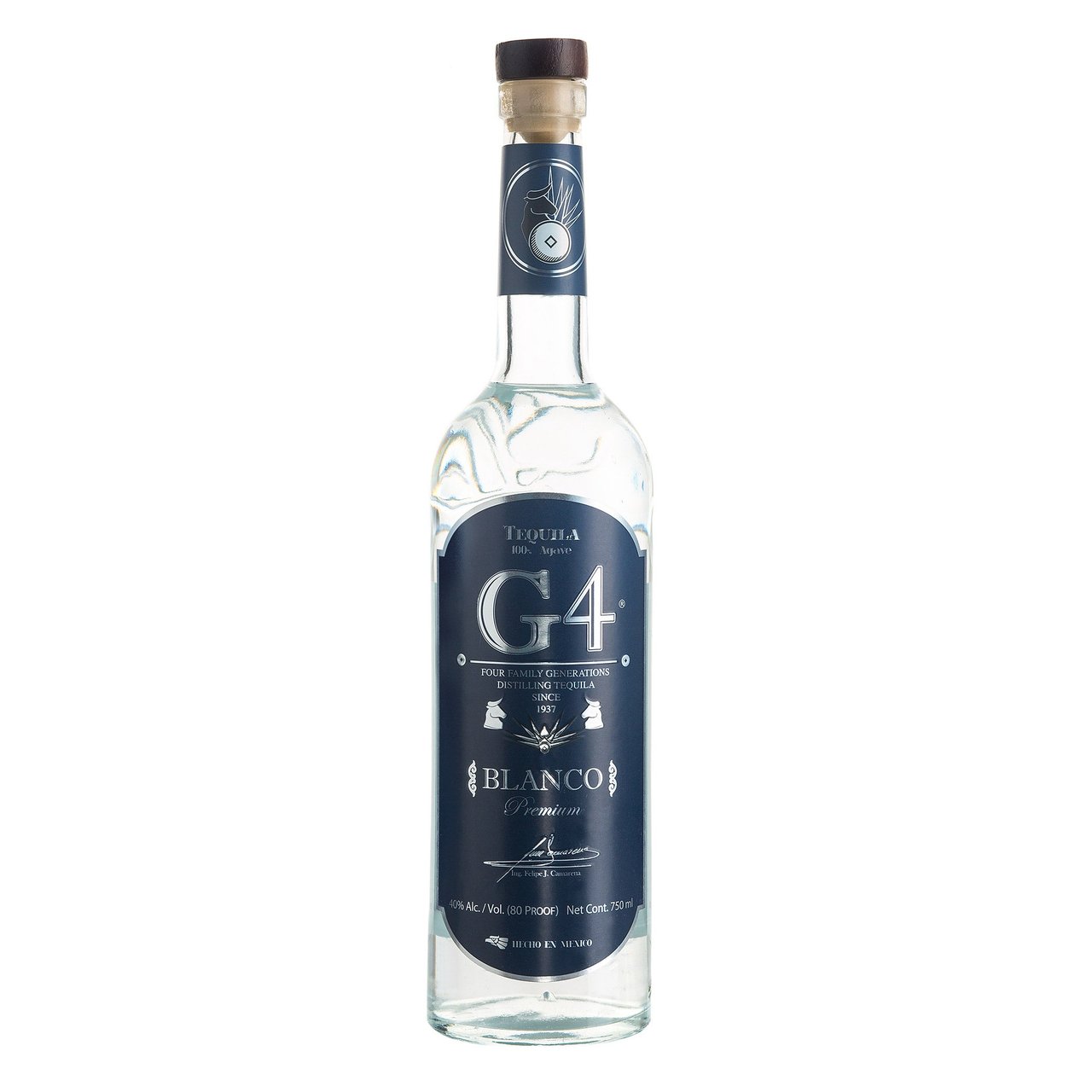 G4 Blanco Tequila Mexico 750ML