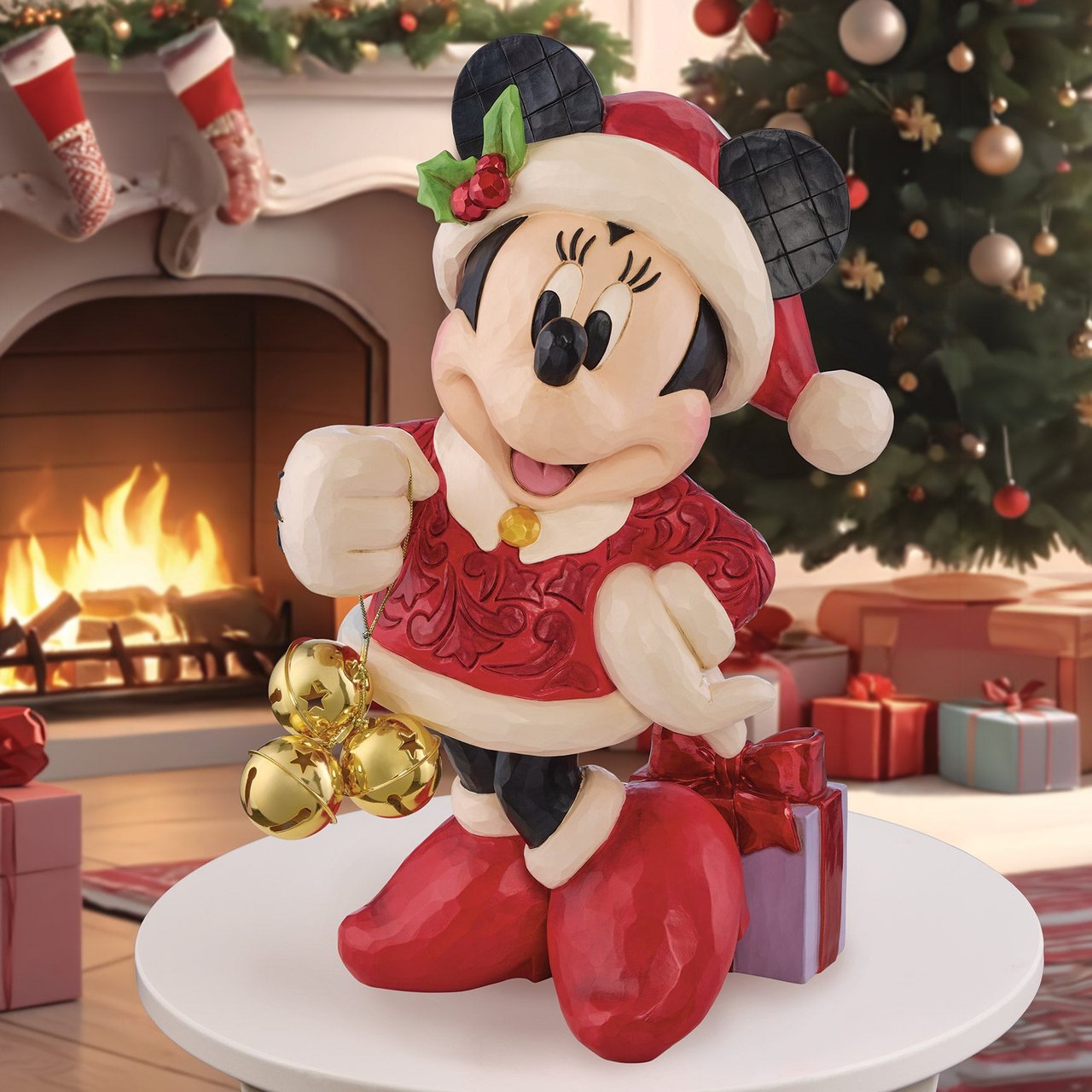 DISNEY HOLIDAY STATUE MICKEY OR MINNIE BY JIM SHORE - Image 1
