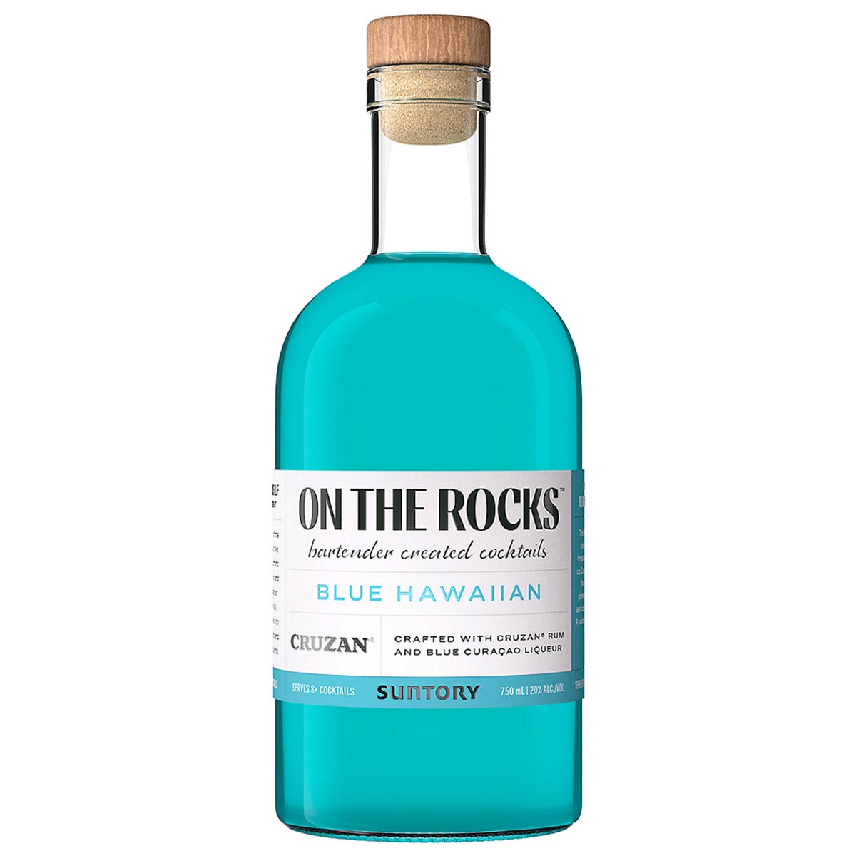 On The Rocks Blue Hawaiian with Cruzan Rum 750ML