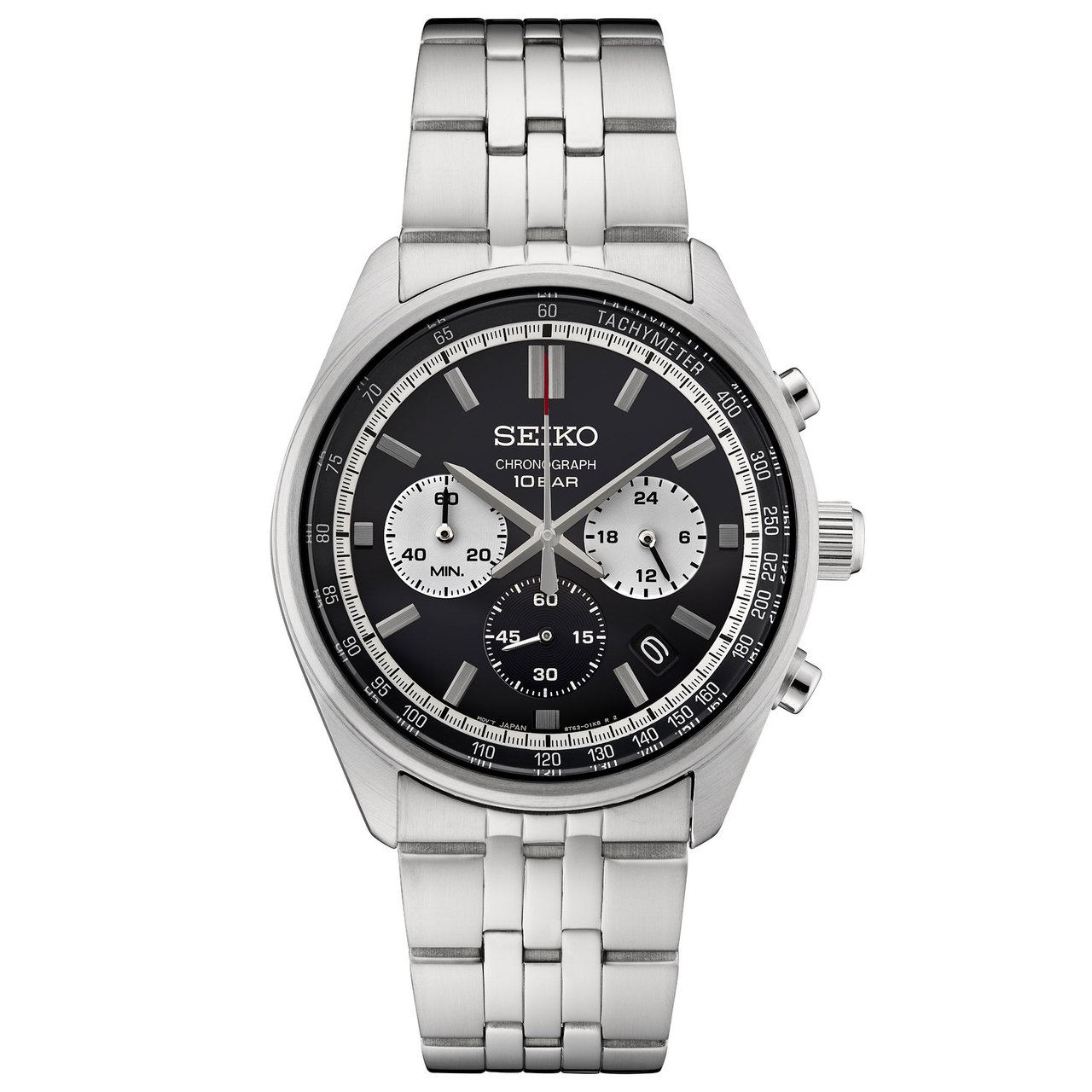 Seiko Chronograph Stainless Steel Men's Watch - Image 1