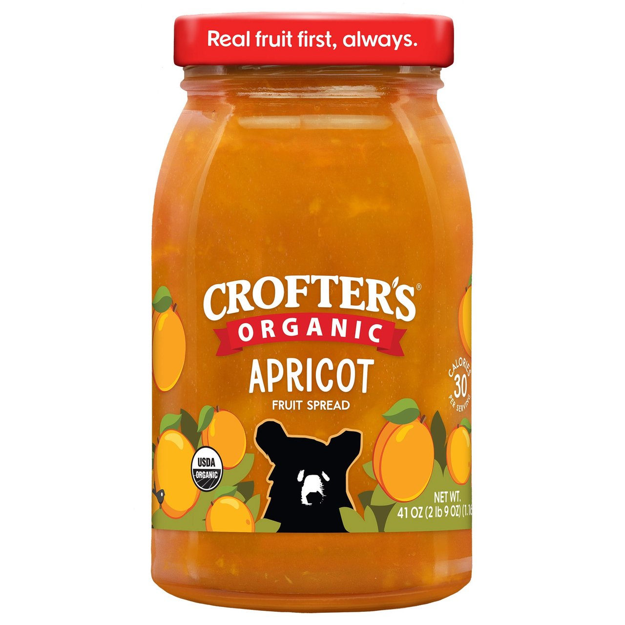 Crofter's Organic Apricot Premium Spread, 41 Ounces - Image 1