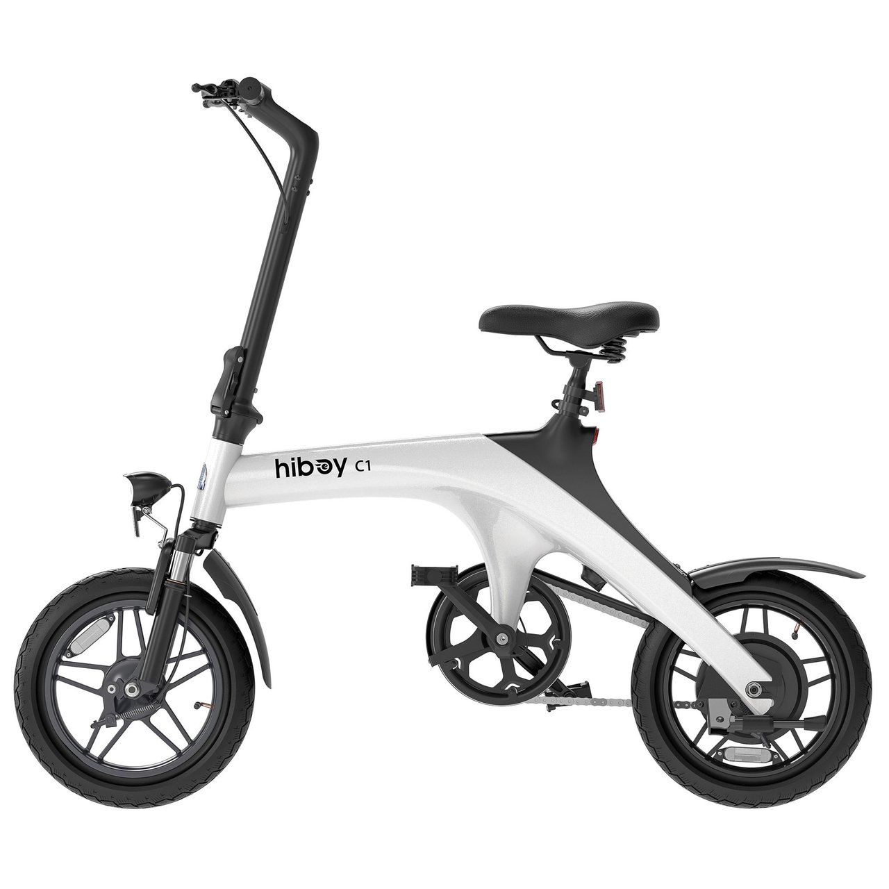 Hiboy C1 Folding Electric Bike - White - Image 1