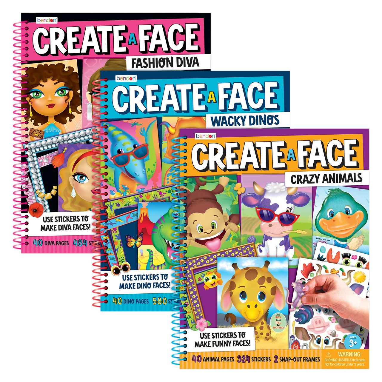 Create a Face Children's Activity Book - Image 1