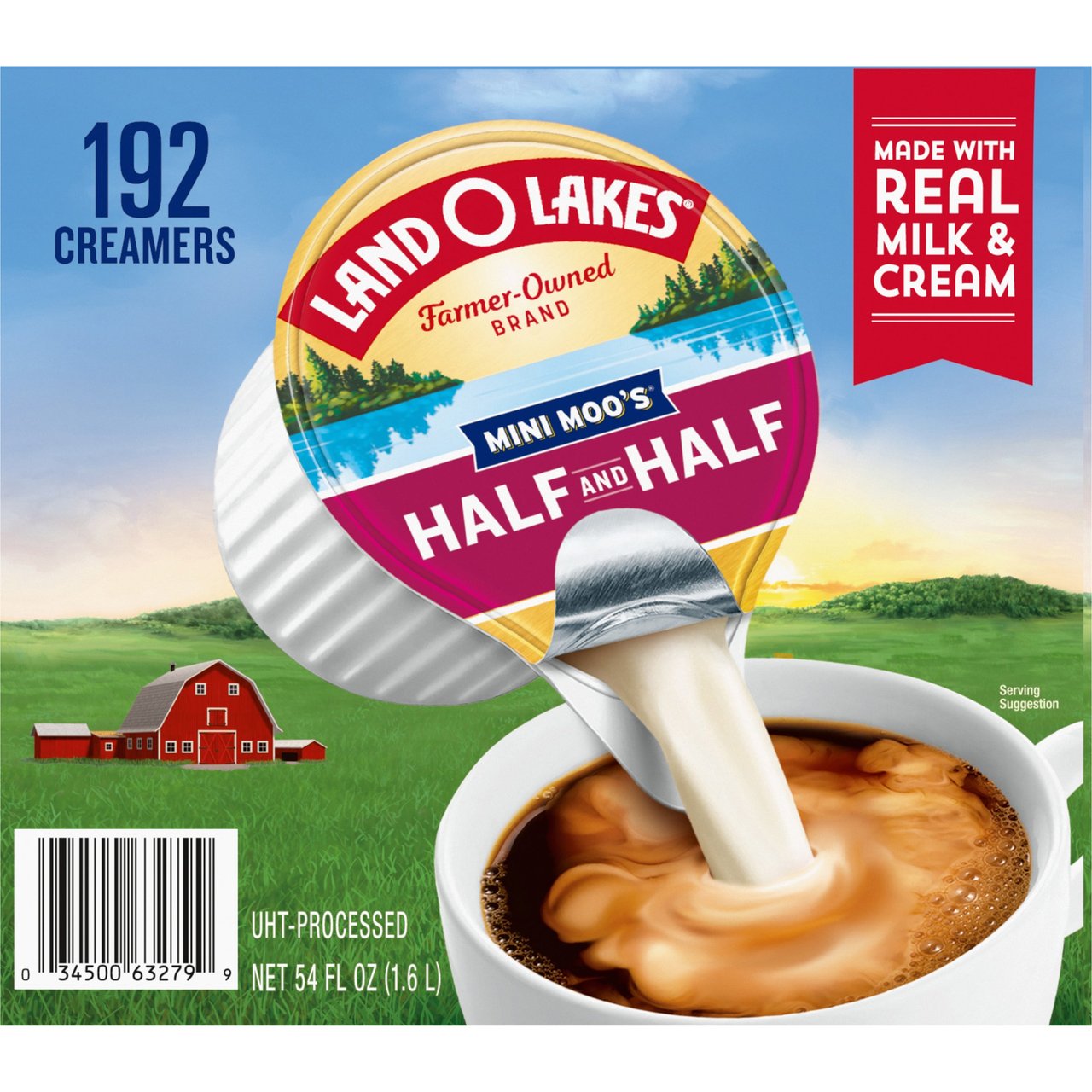 Land O'Lakes Mini Moo's Half & Half Creamer 192 CT - Image 1