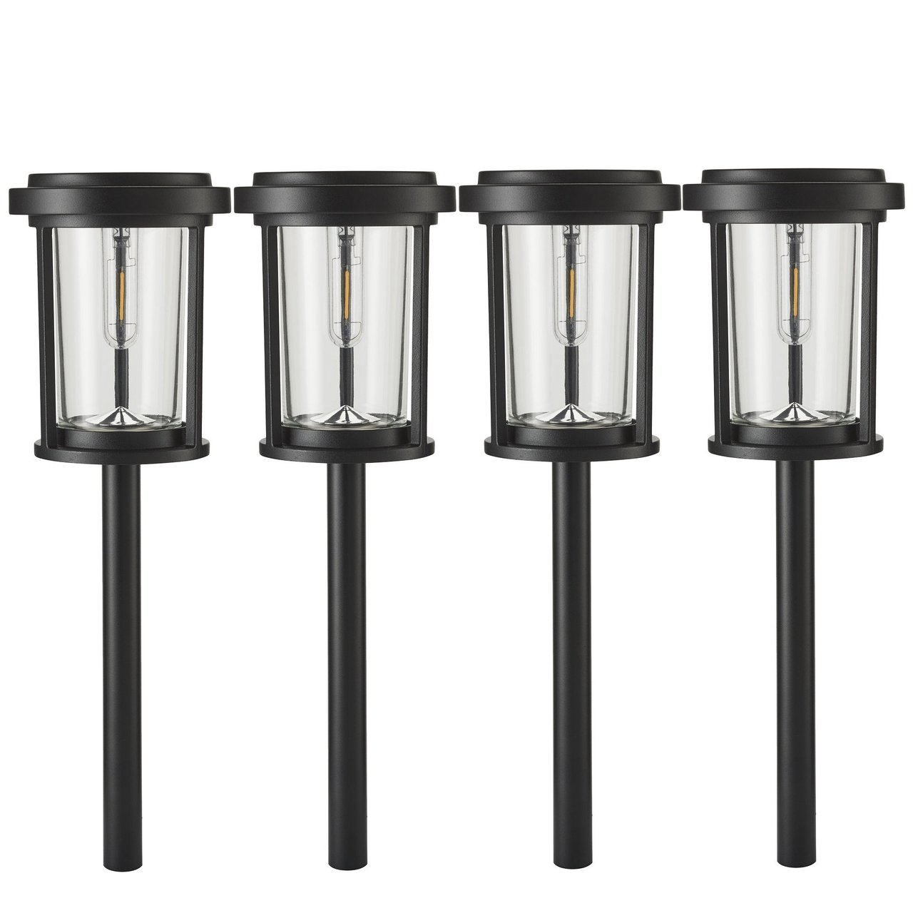 GTX Solar Pathway Light with Filament Bulb, 4-Pack - Image 1