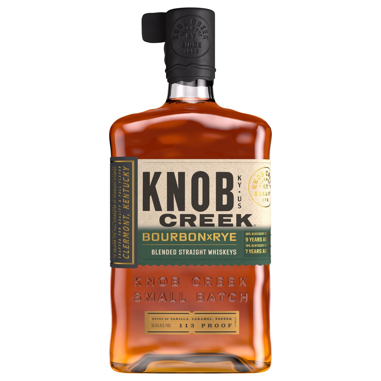Knob Creek Bourbon x Rye Kentucky Blended Straight Whiskeys 750ML