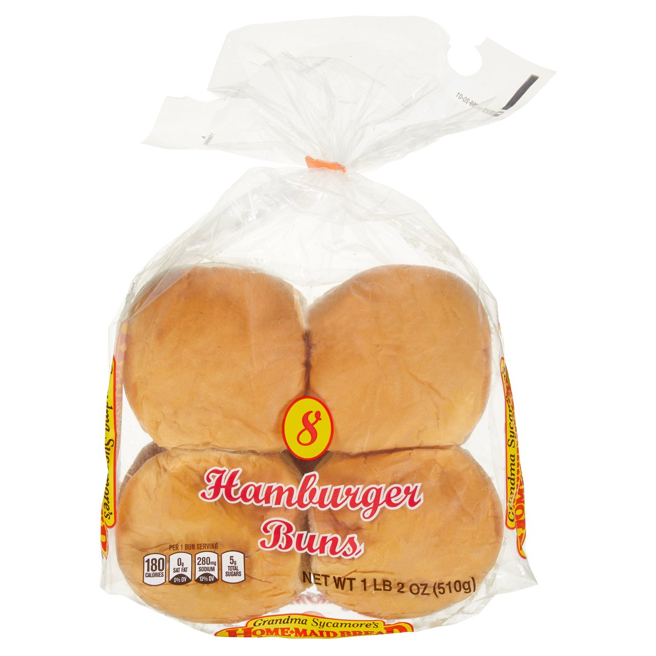 Grandma Sycamore's Home-Maid Hamburger Buns, 16 ct / 36 oz - Image 1
