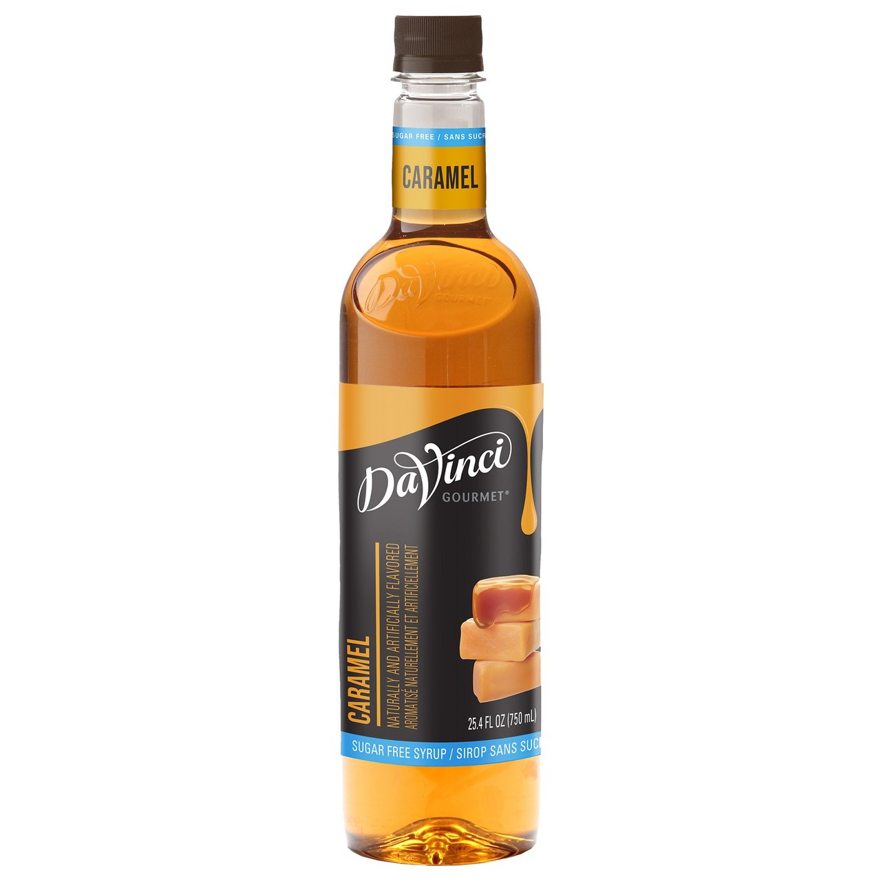 DaVinci Gourmet Sugar Free Caramel Syrup, 25.4 oz - Image 1