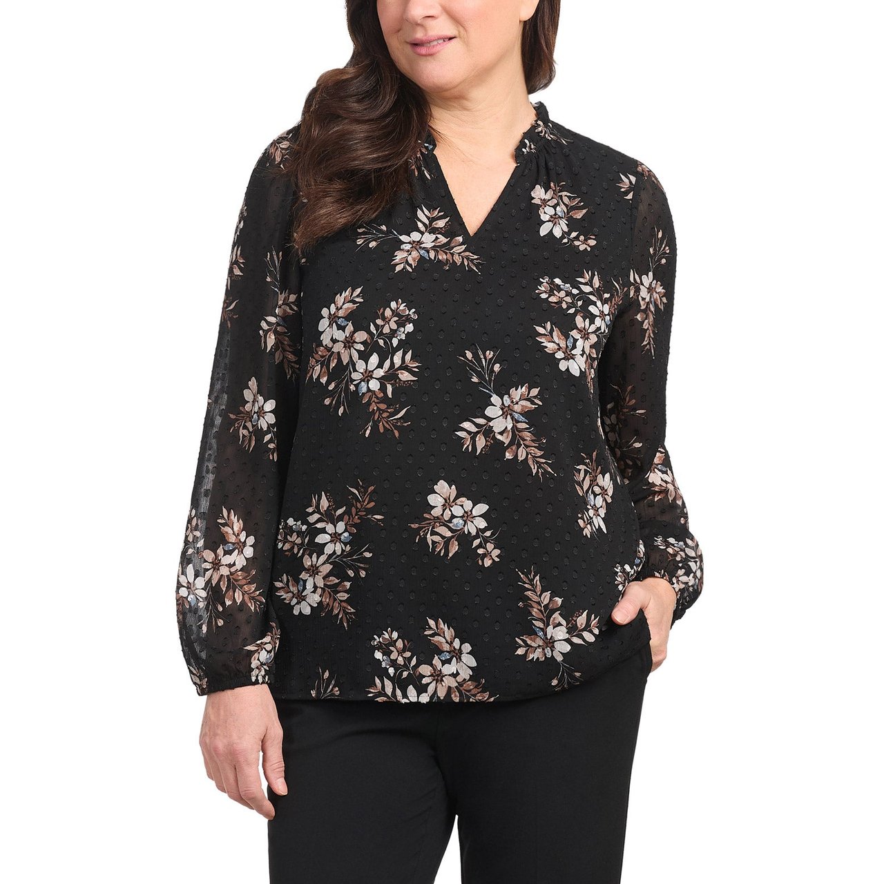 Hilary Radley Women's Long Sleeve Blouse - Image 1