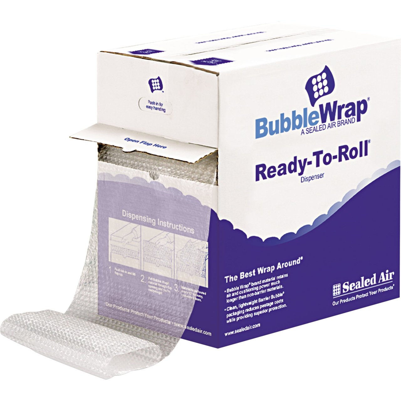 Sealed Air Bubble Wrap 1/2" Thick, 12" x 65 ft (SEL90065) - Image 1