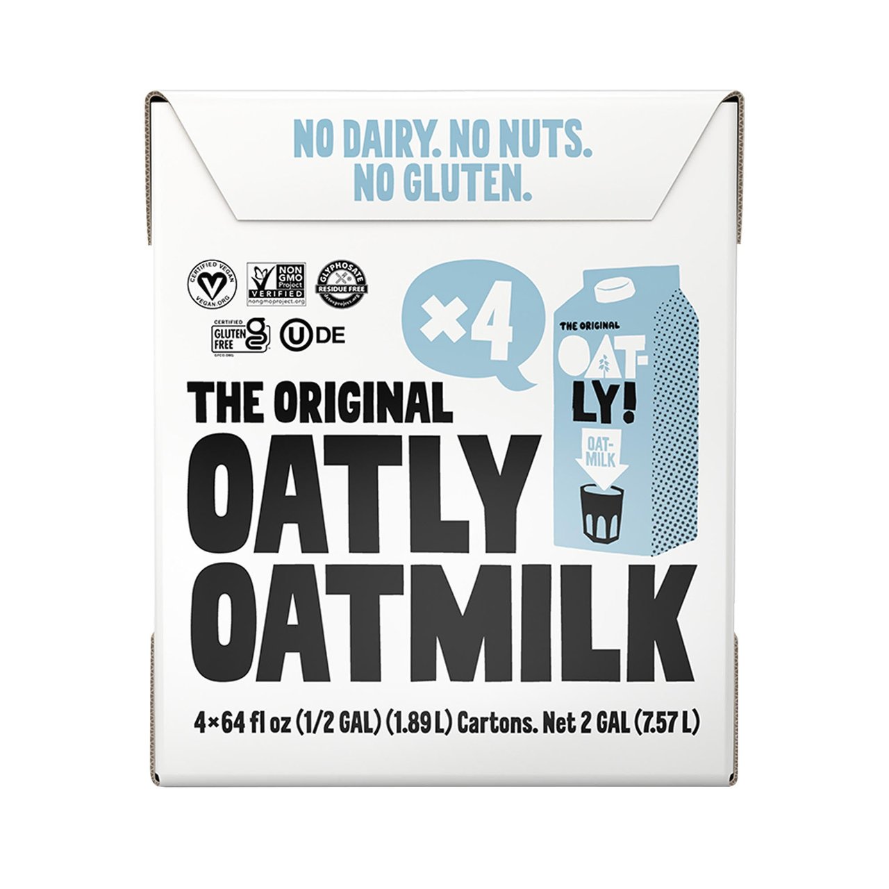 Oatly Oatmilk, 4/64 oz - Image 1