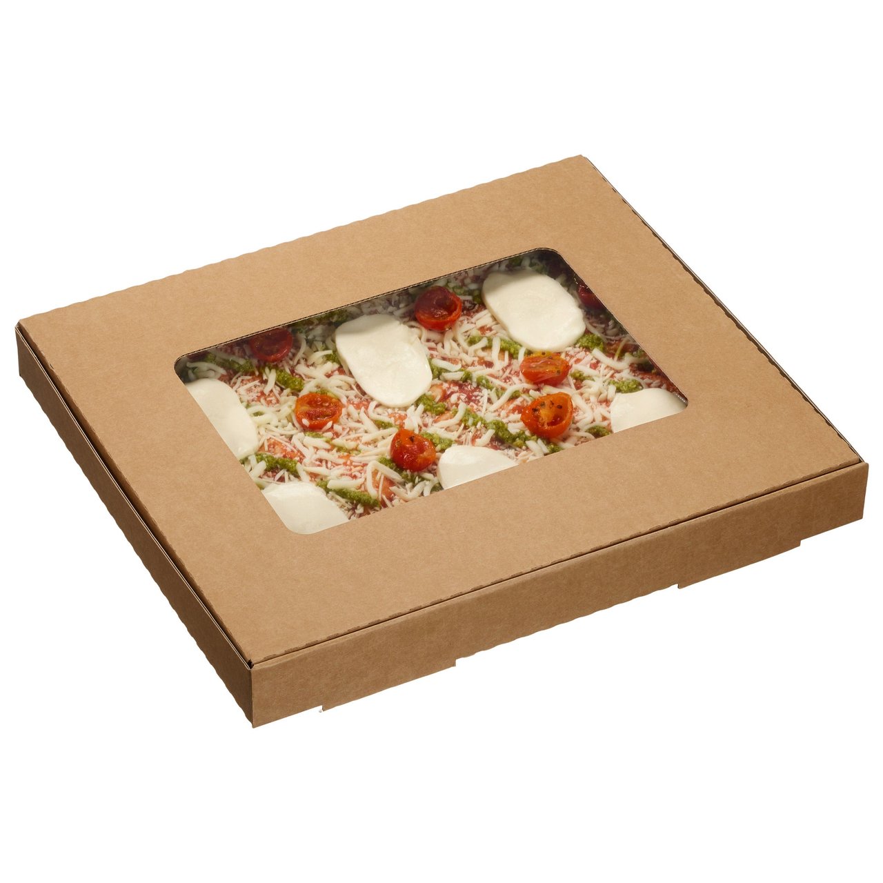 Margherita Pizza Take and Bake on Roman Style Pinsa - Image 1