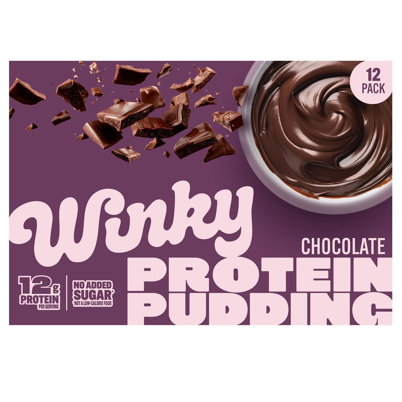 WINKY'S CHOC. PROTEIN PUDDING 12/4.1 OZ - Image 1