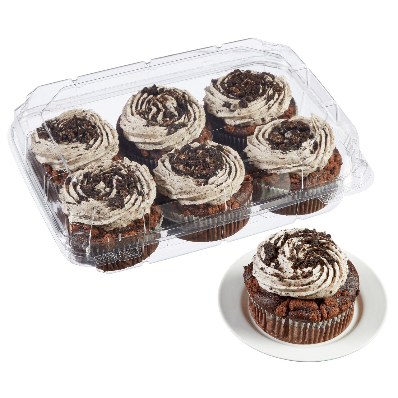 Cookies N Cream Mini Cakes 6 Pack - Image 1