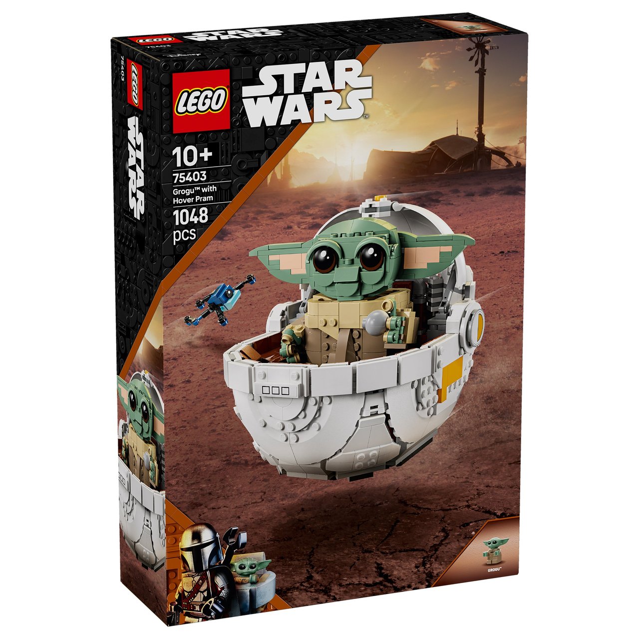 LEGO Star Wars Grogu with Hover Pram Set - Image 1