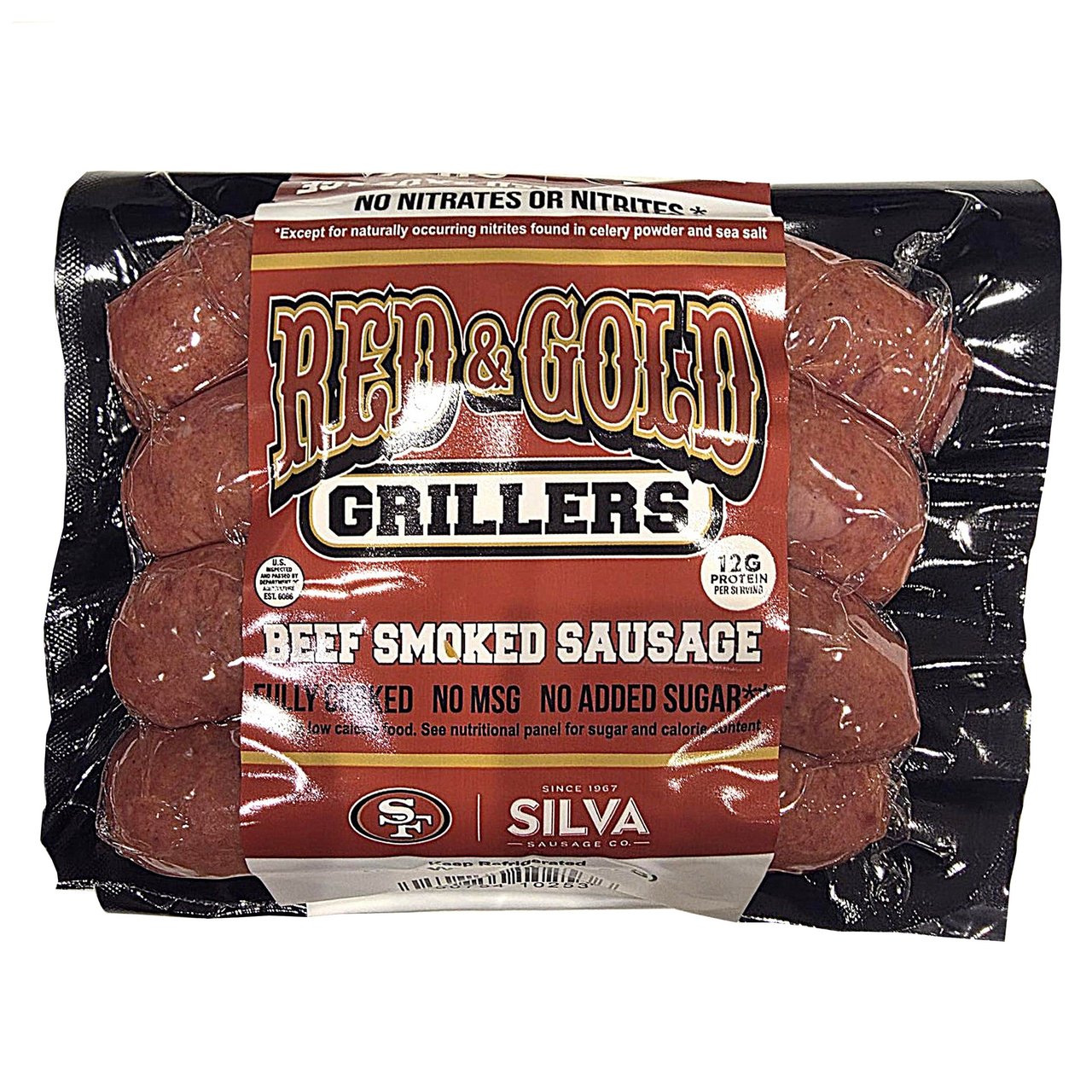 Red and Gold Grillers Beef Sausage, 2.5 Pounds - Image 1