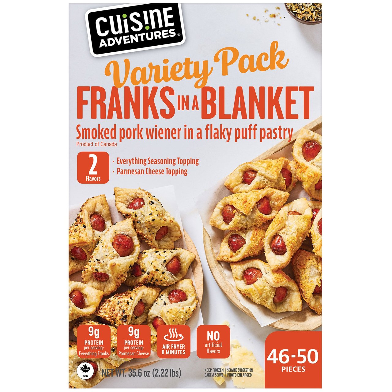 CUISINE ADVENTURES FRANKS IN A BLANKET 35.6 OUNCES - Image 1