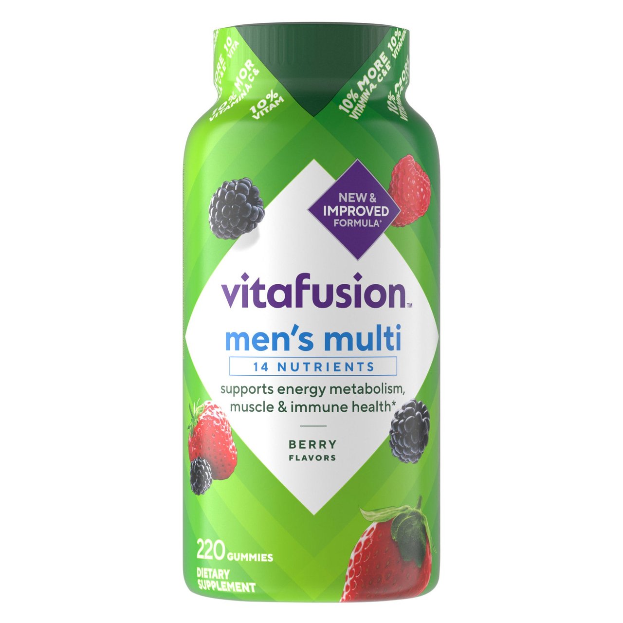Vitafusion Men's Multivitamin Gummy 220 Count - Image 1