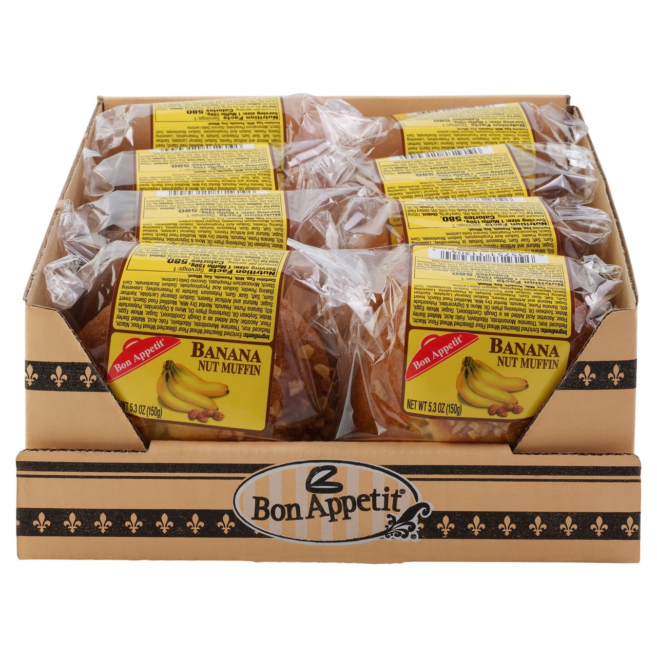 Bon Appetit Banana Nut Muffins 8 CT