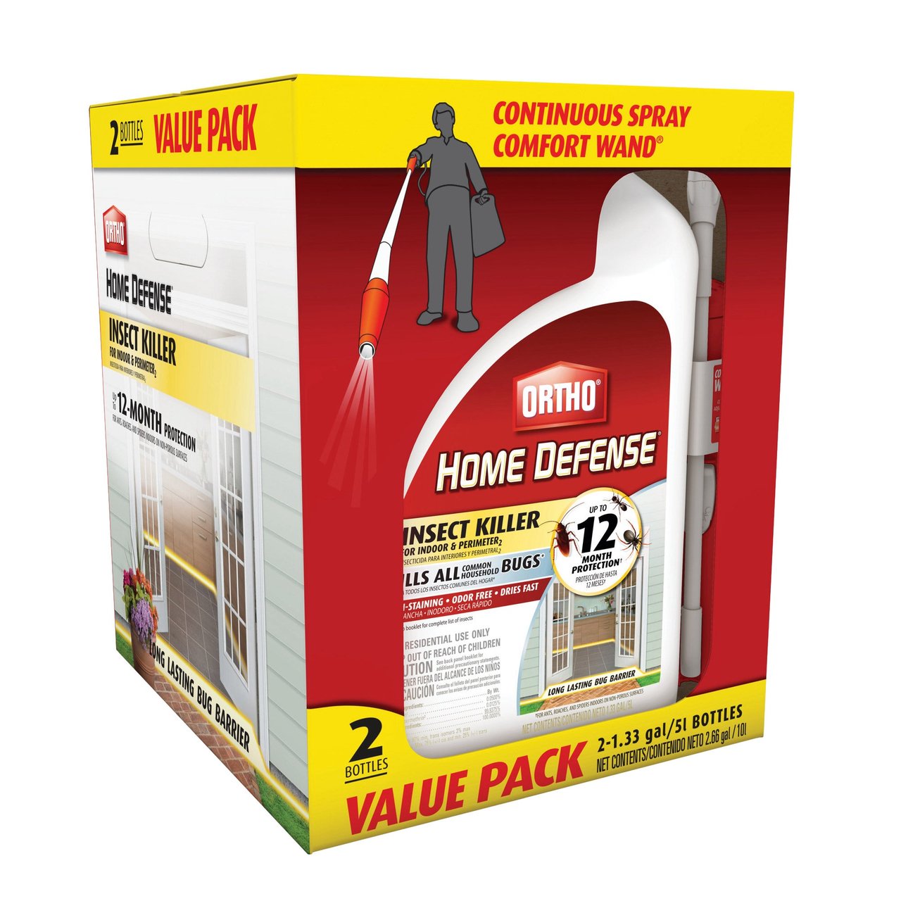 Ortho Home Defense Insect Killer 2-Pack - 1.33 Gallons (#1310214) - $4. ...