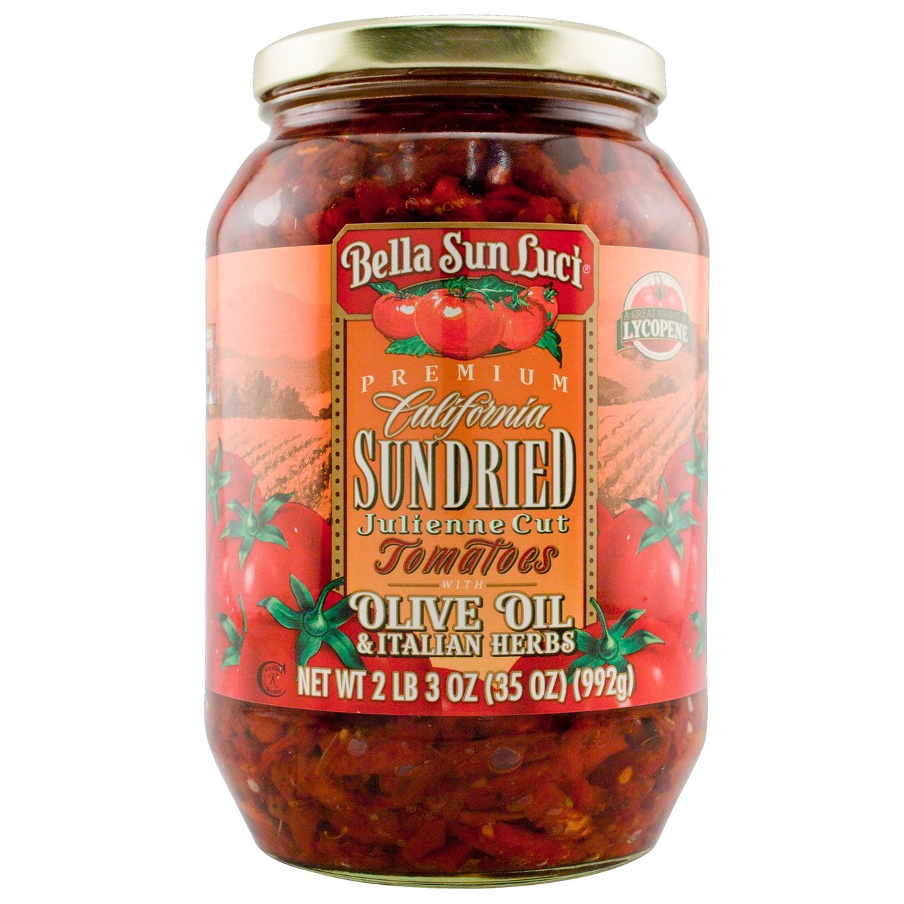 Bella Sun Luci Sun Dried Tomatoes in Olive Oil, 35 oz - Image 1