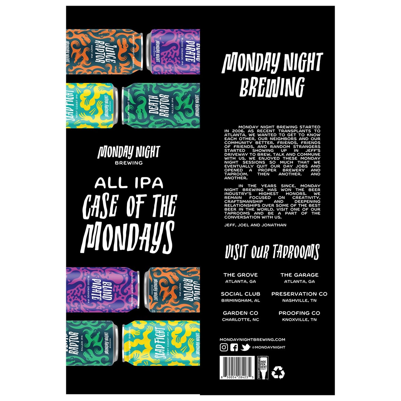 Monday Night Brewing Fall Variety Pack, 24 x 16 oz Cans - Image 1
