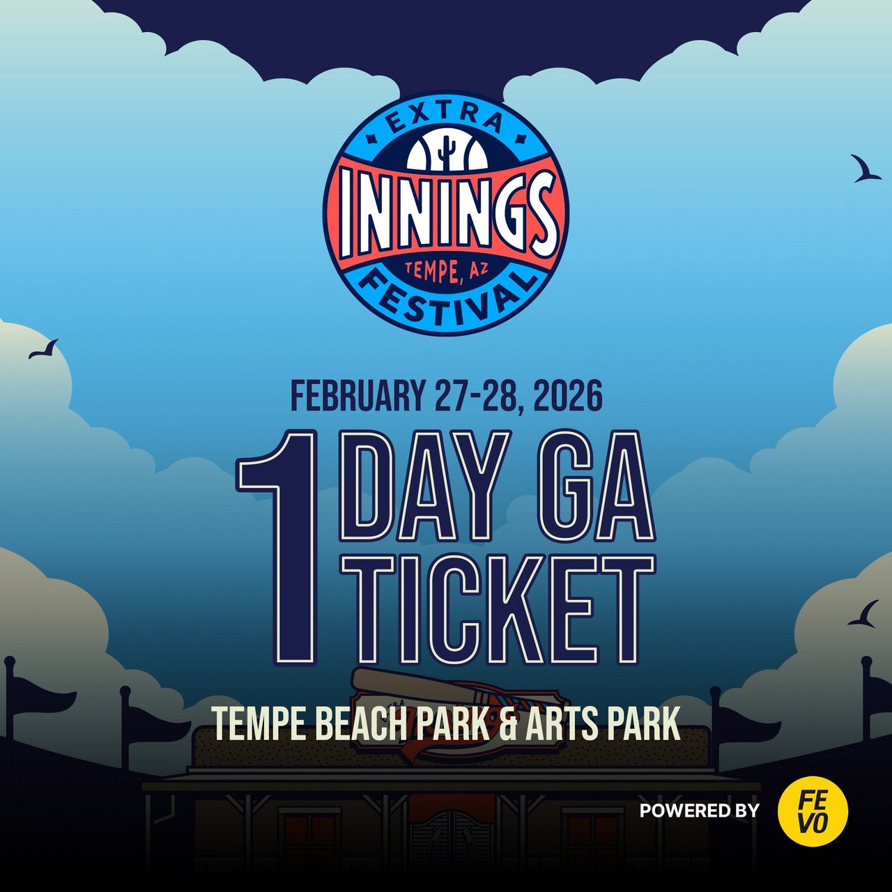 Extra Innings Festival 1 Day GA Tickets (Item is Non-Refundable)