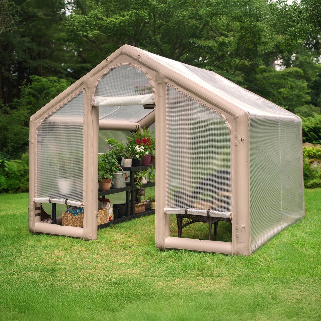 HĀVN 10' x 10' Inflatable Greenhouse - Image 1