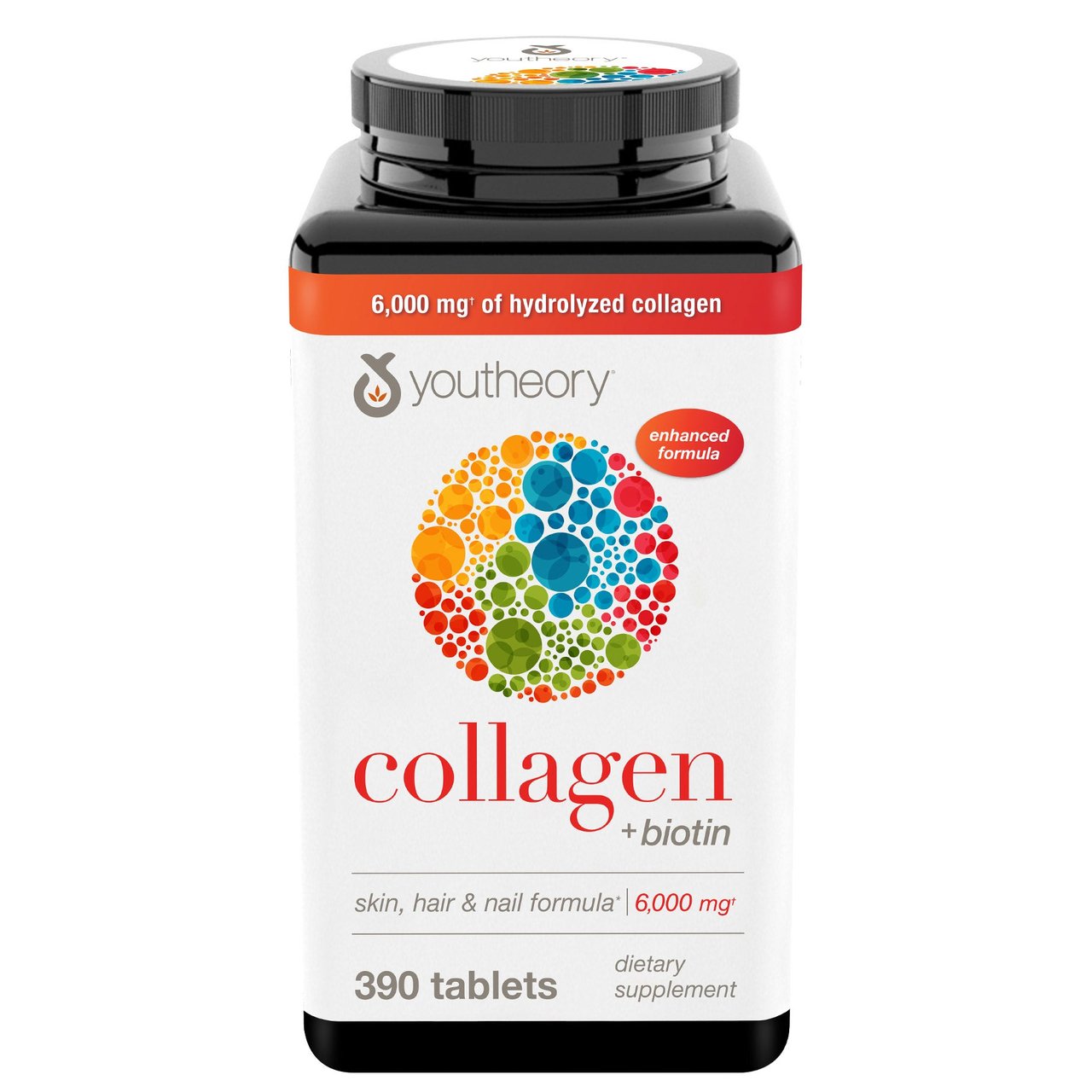 Youtheory Collagen Plus Biotin, 390 Tablets - Image 1