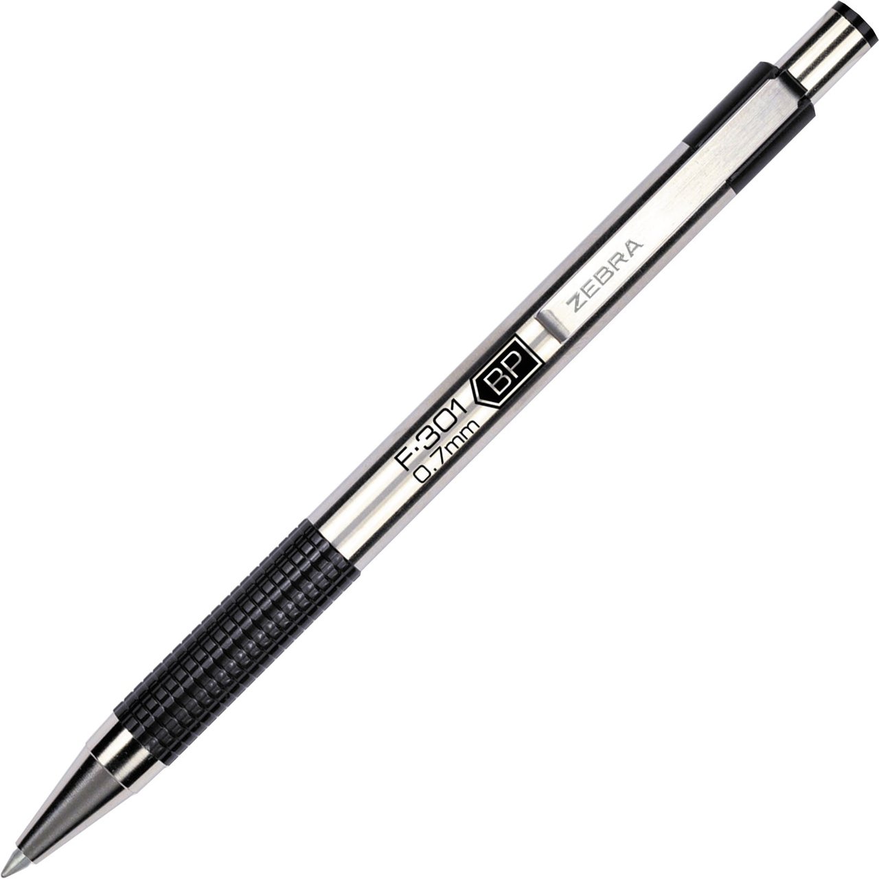 Zebra F-301 RT Fine Point Retractable Ballpoint Pen, Black Ink, 12-Count (ZEB27110)