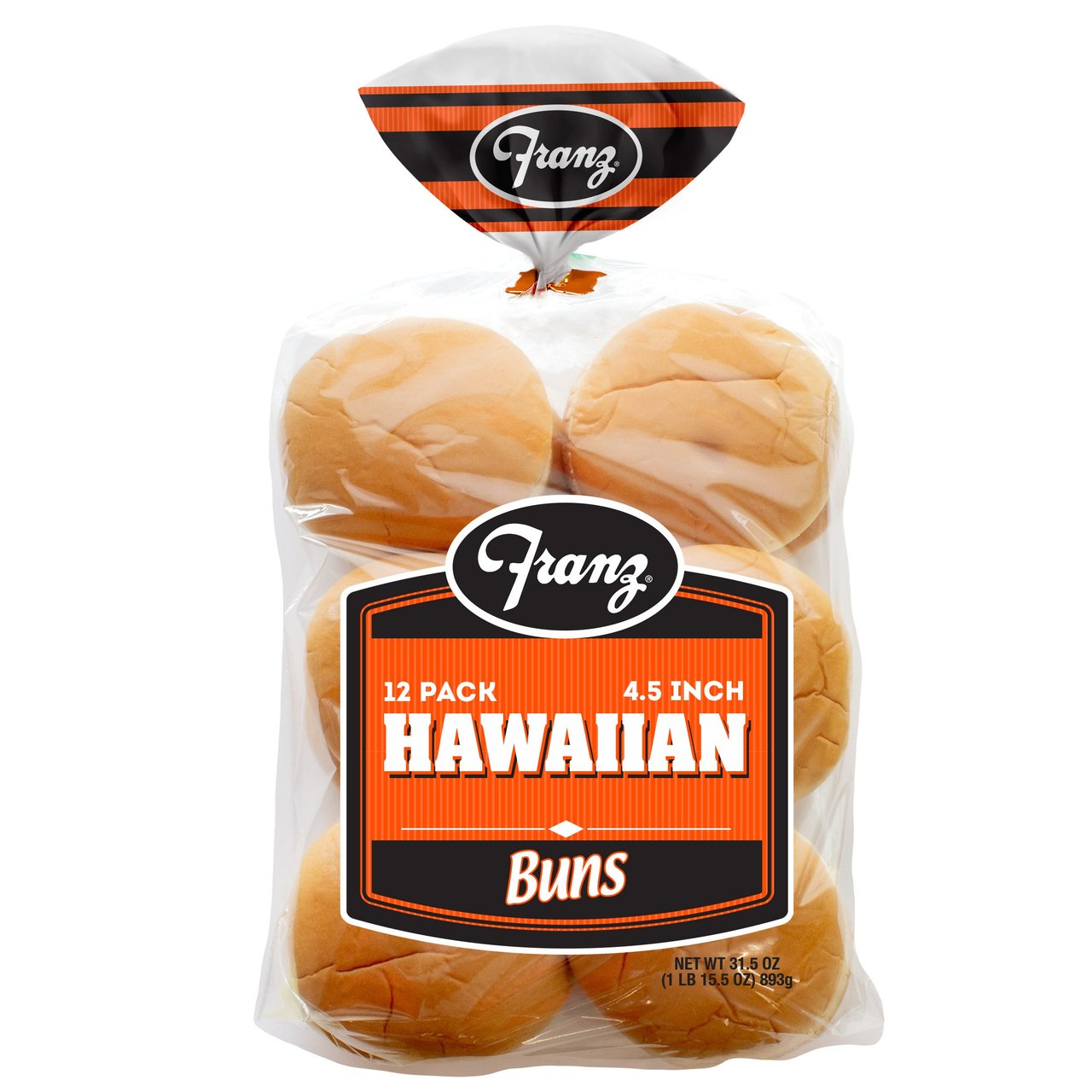 Franz Bakery Sweet Hamburger Bun, 12 ct - Image 1