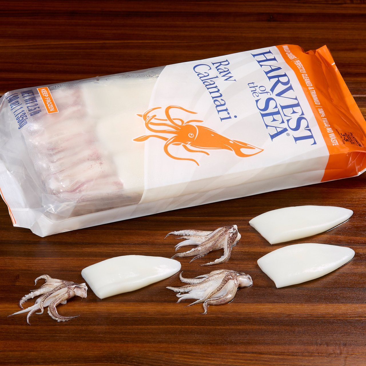 North Coast Calamari Whole Tubes & Tentacles, 2.5 lb - Image 1