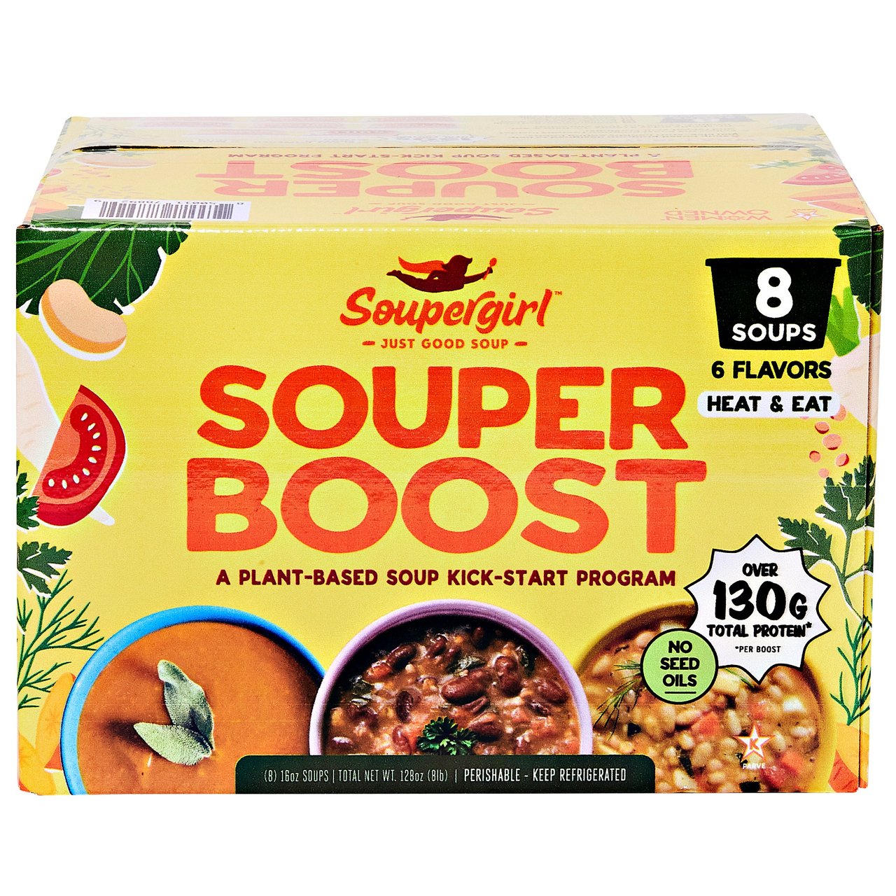 Soupergirl Soup Boost Pack 8-16 oz (8 lbs) (#1892848) - $28.99 (down from  $29.99)