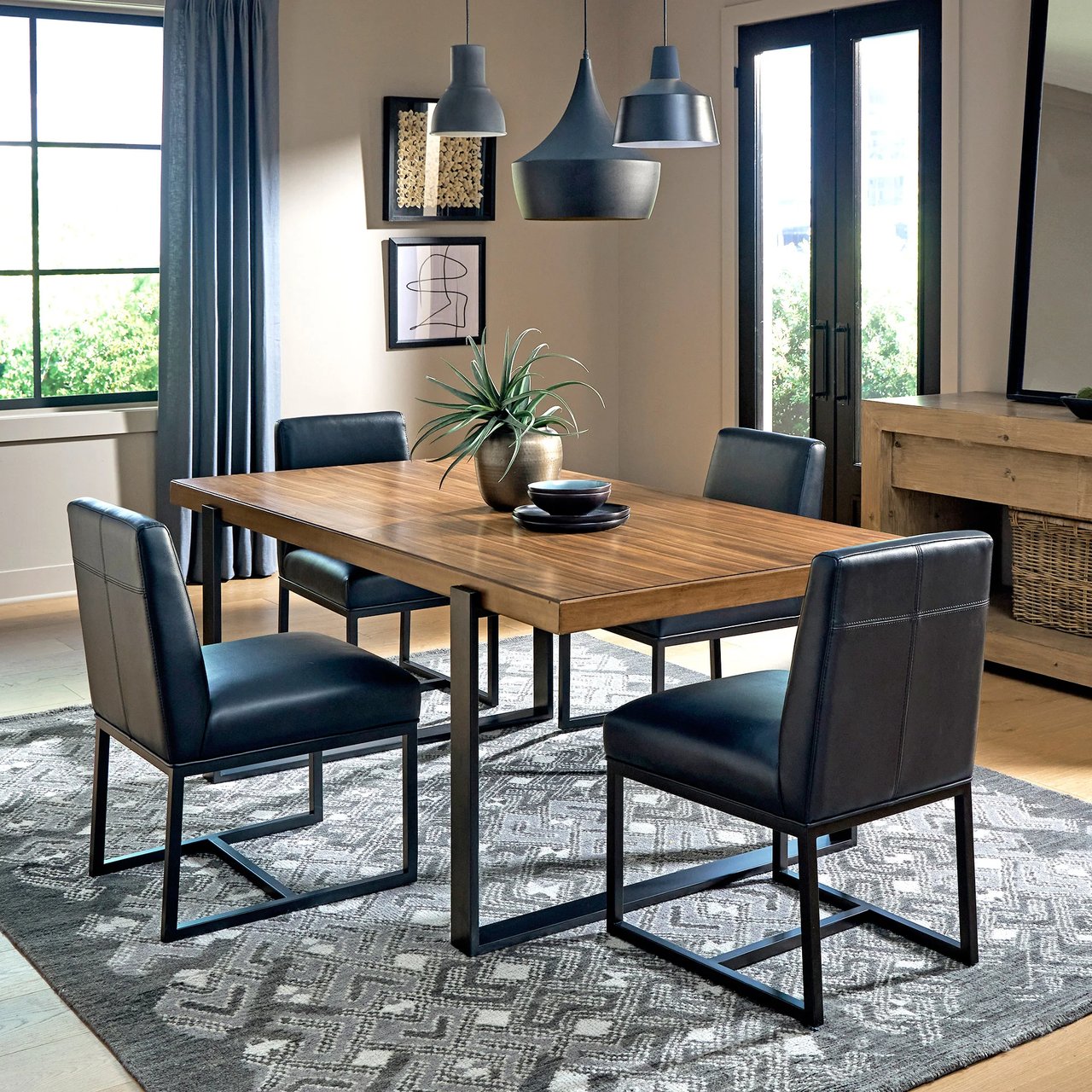 Universal Broadmoore Tatum 5-Piece Dining Set - Image 1