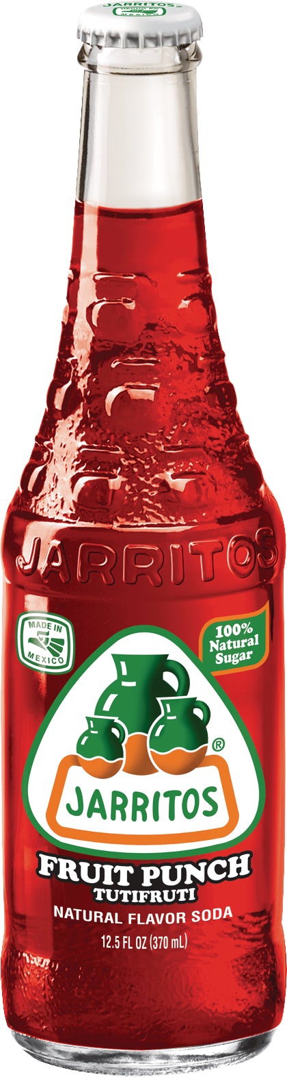 Jarritos Fruit Punch Soda, 12.5 fl oz, 30 ct