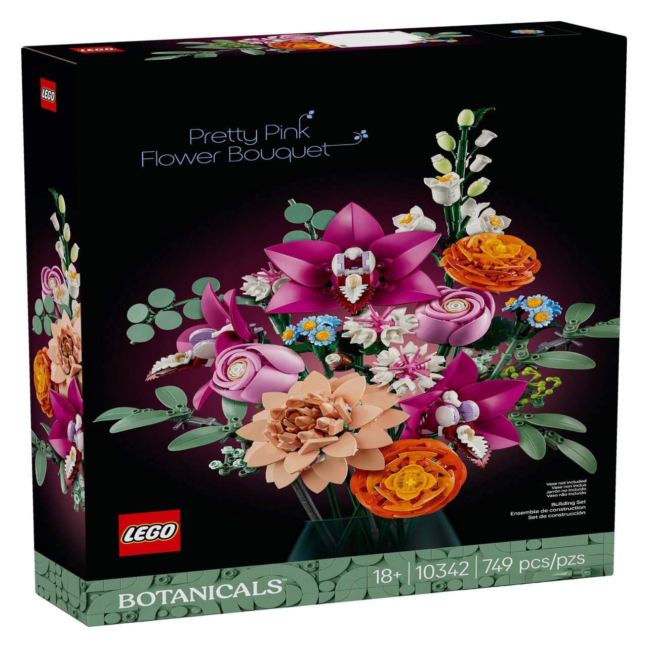 LEGO Pretty Pink Flower Bouquet - Image 1