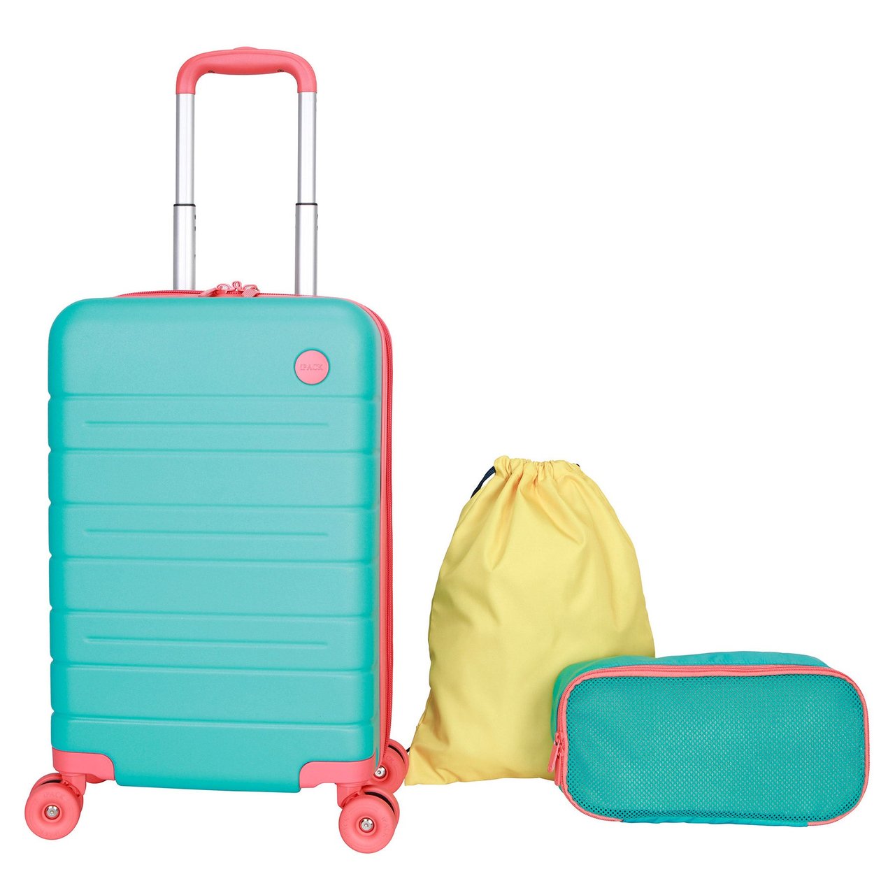 iPack Kids 20" Hardside Carry-On Luggage Set - Image 1