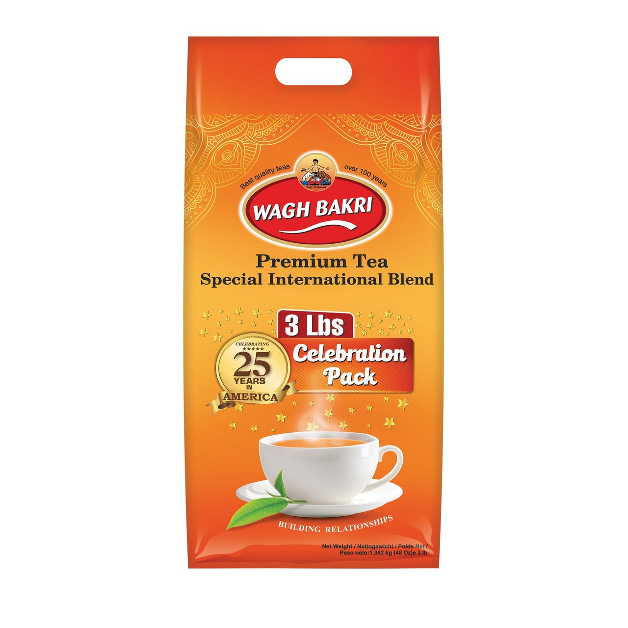 Wagh Bakri Premium Black Tea 3 Pounds - Image 1